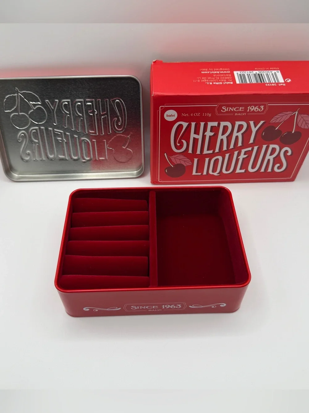Anthropologie Balvi Cherry Liquers Jewelry Box Trinket Holder NIB